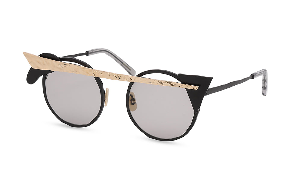 MASAHIRO MARUYAMA MM0094 STEP BLACK GOLD 50 SUNGLASSES
