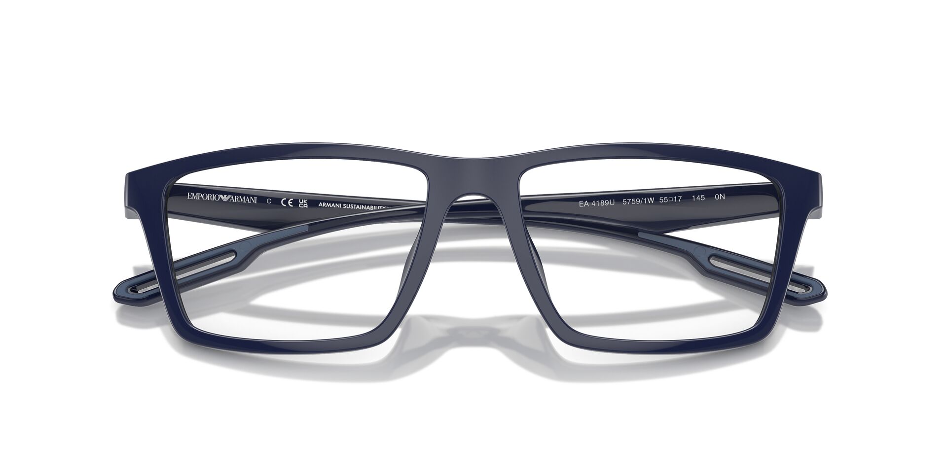 EMPORIO ARMANI EA4189U CLIPON 57591W 55 SUNGLASSES