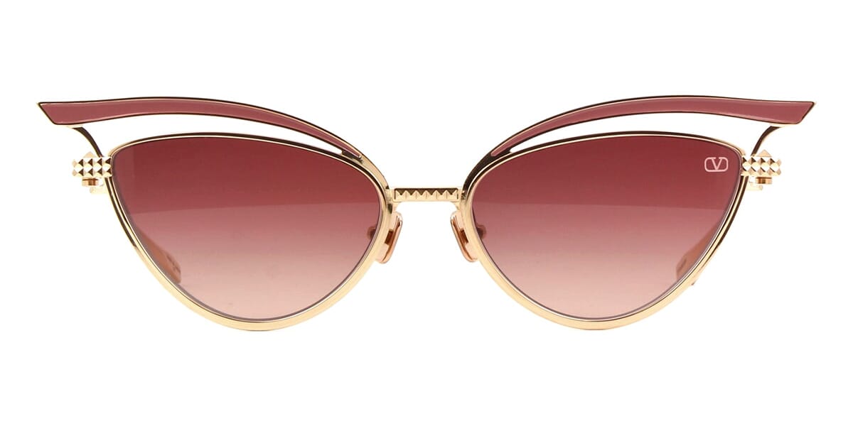 VALENTINO VLS118C V-GLASSLINER GLD POW 55 SUNGLASSES