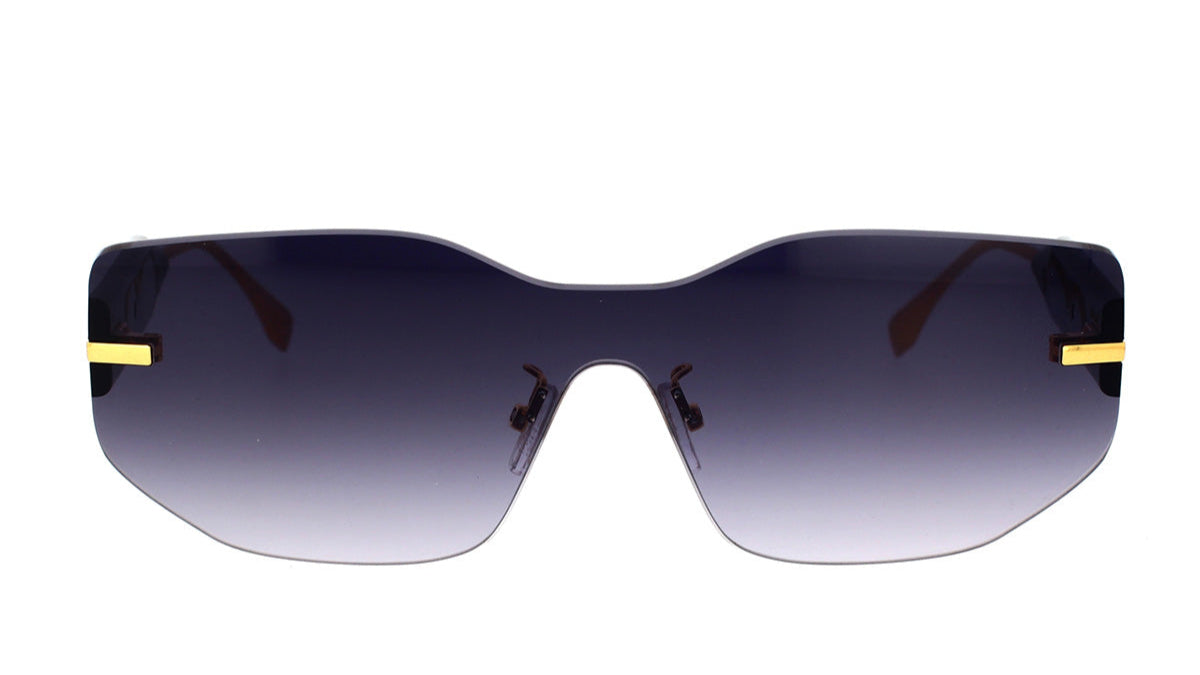 FENDI FE40066U 31W 0002 Rimless 140 140 Composite Plastic + Metal SUNGLASSES