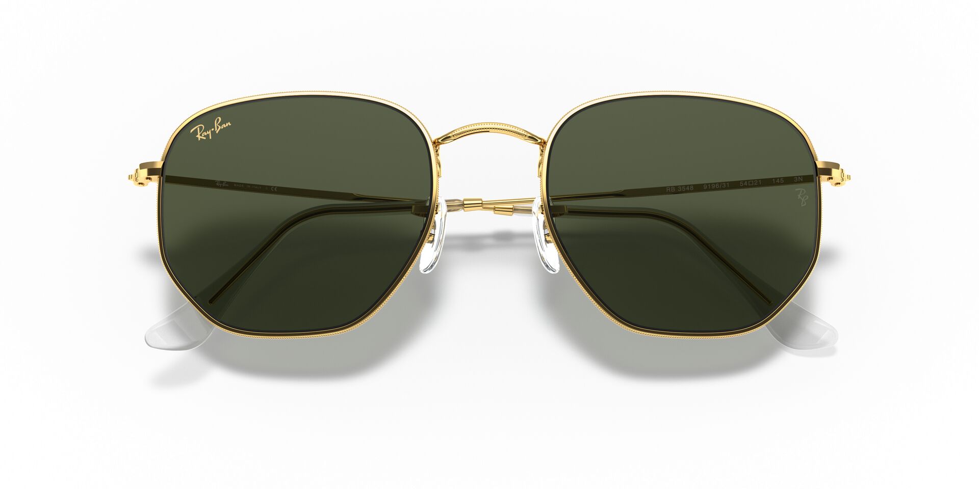 RAYBAN RB3548 HEXAGONAL 919631 51 SUNGLASSES