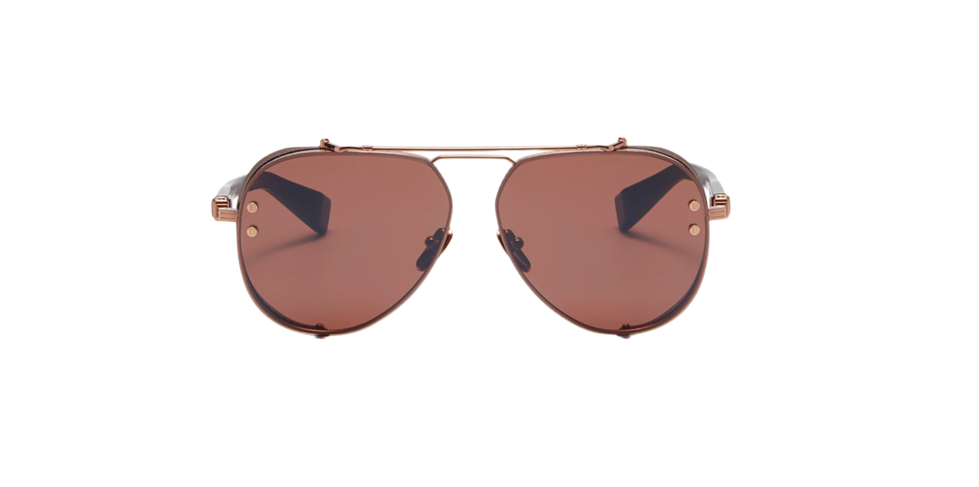 BALMAIN BPS125E CAPITAINE RSE BRN 62 SUNGLASSES