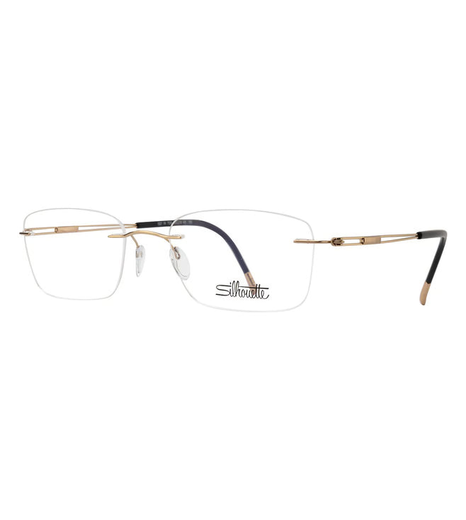 SILHOUETTE 5521 AV 7530 Rimless 53 150 Titanium FRAME