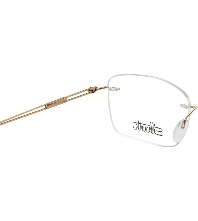 SILHOUETTE 5521 AV 7530 Rimless 53 150 Titanium FRAME
