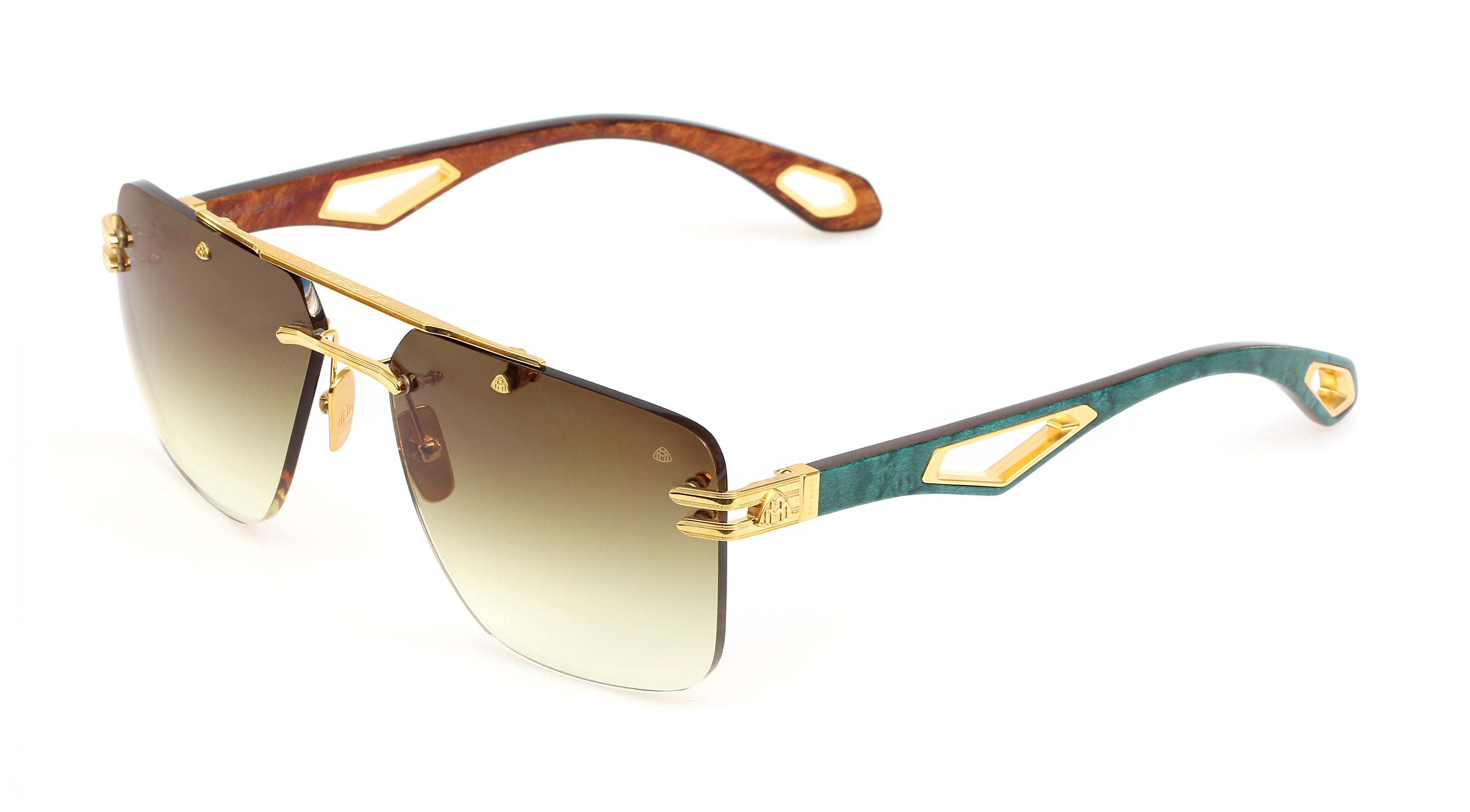 MAYBACH THE PRESIDENT I GWCZM09 0004 Rimless 62 145 Composite Plastic + Metal SUNGLASSES