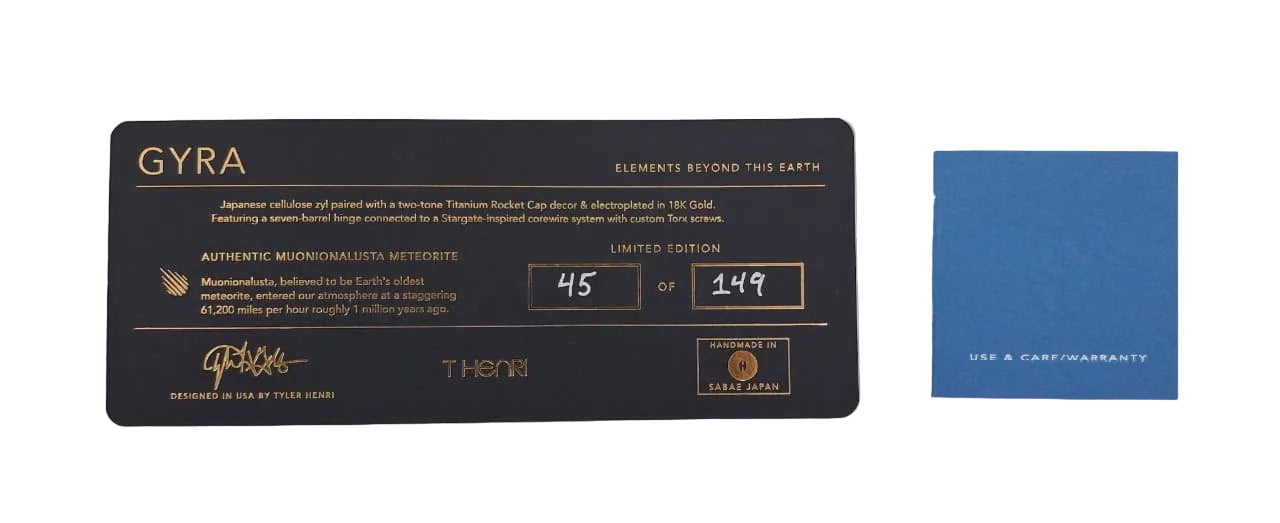 T HENRI GYRA 045/149 MAISON GALACTIQUE GYAE 51 SUNGLASSES