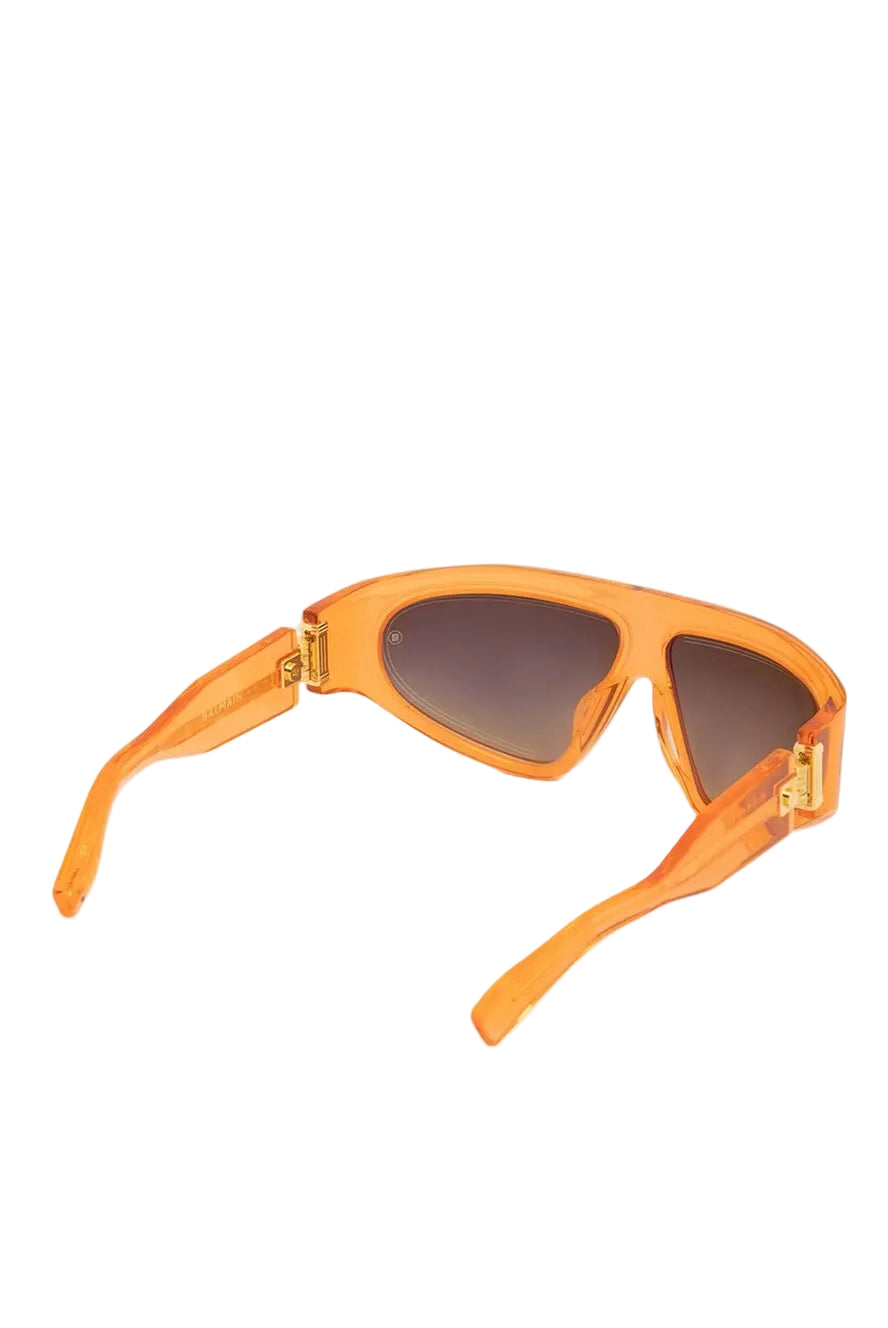 BALMAIN BPS143D B-ESCAPE ORG GLD 62 SUNGLASSES