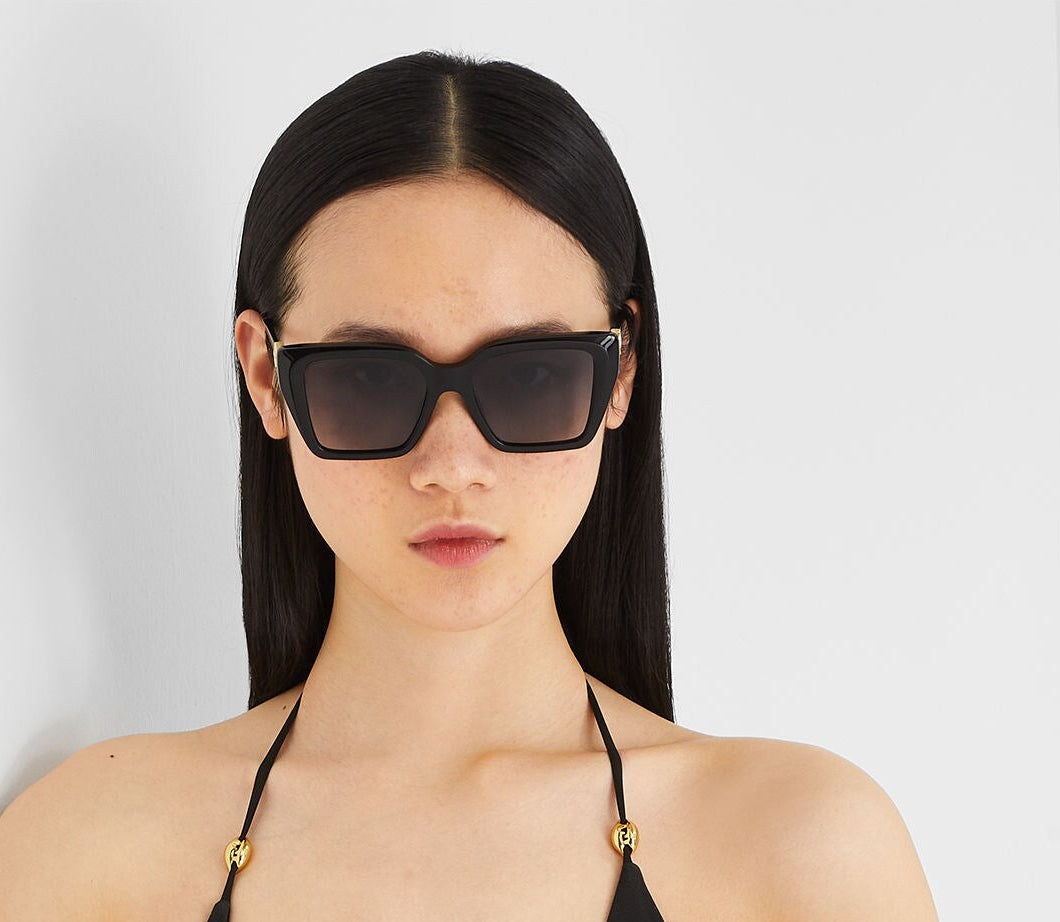 FENDI FE40161I 01B 54 SUNGLASSES