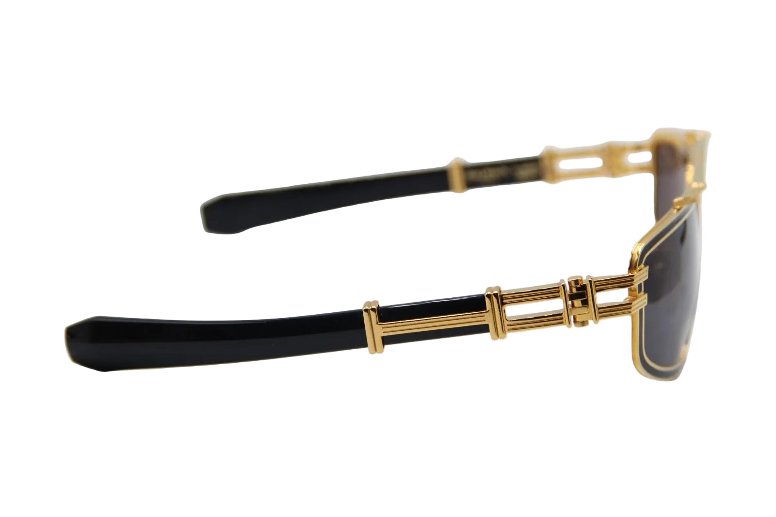 BALMAIN BPS139A TITAN GLD BLK 59 SUNGLASSES