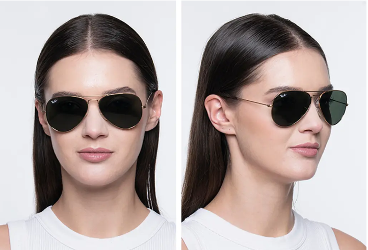 RAYBAN RB3025I AVIATOR 0015 55 SUNGLASSES