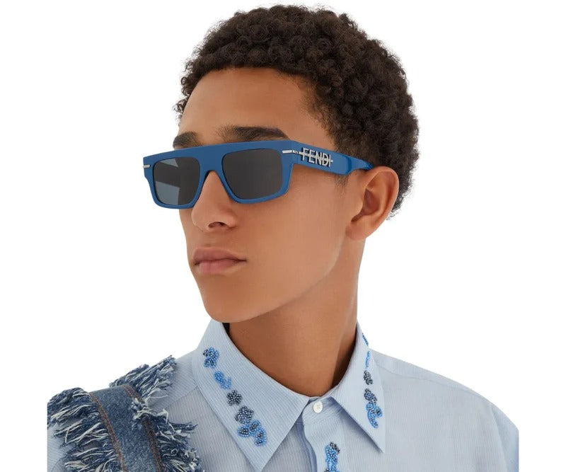 FENDI FE40091U 90V 0002 Full 54 145 Plastic SUNGLASSES