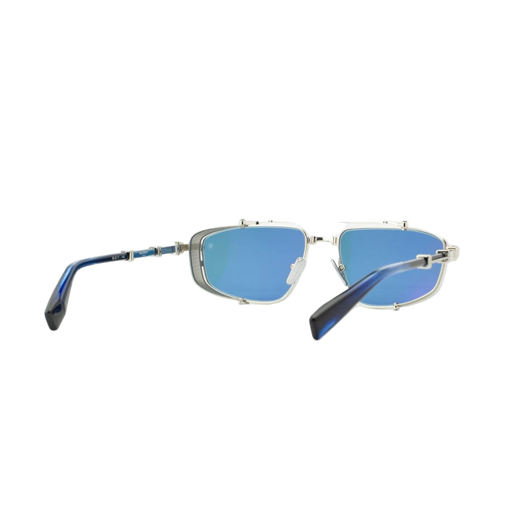 BALMAIN BPS142F BRIGADE SLV BLU 56 SUNGLASSES