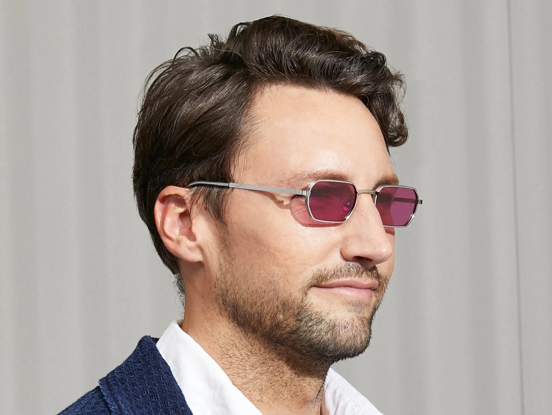 MOSCOT SHMOOZ SUN SILVER 48 SUNGLASSES