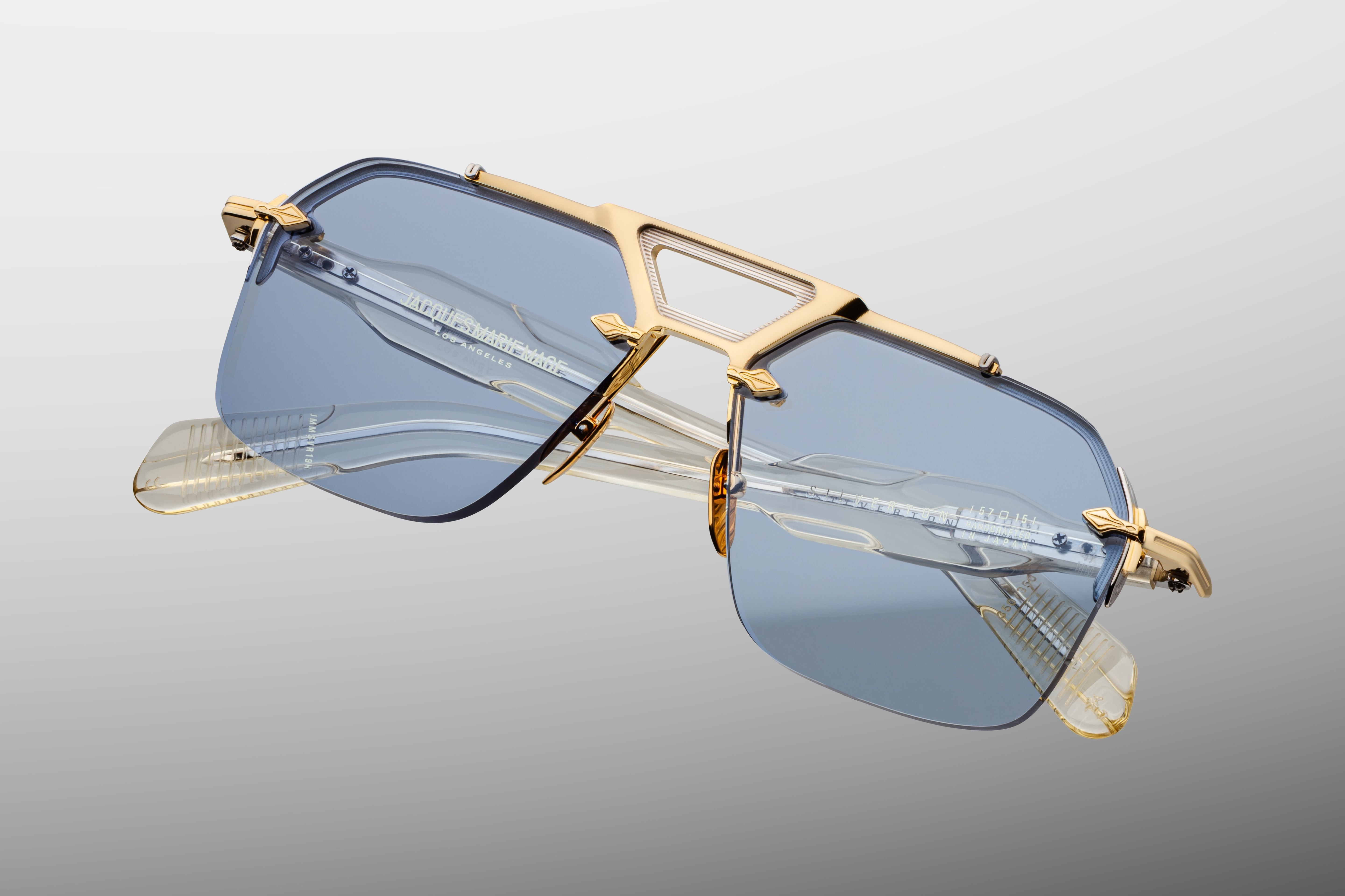 JACQUES MARIE MAGE SILVERTON 76/350 JMMSVR19H 57 SUNGLASSES