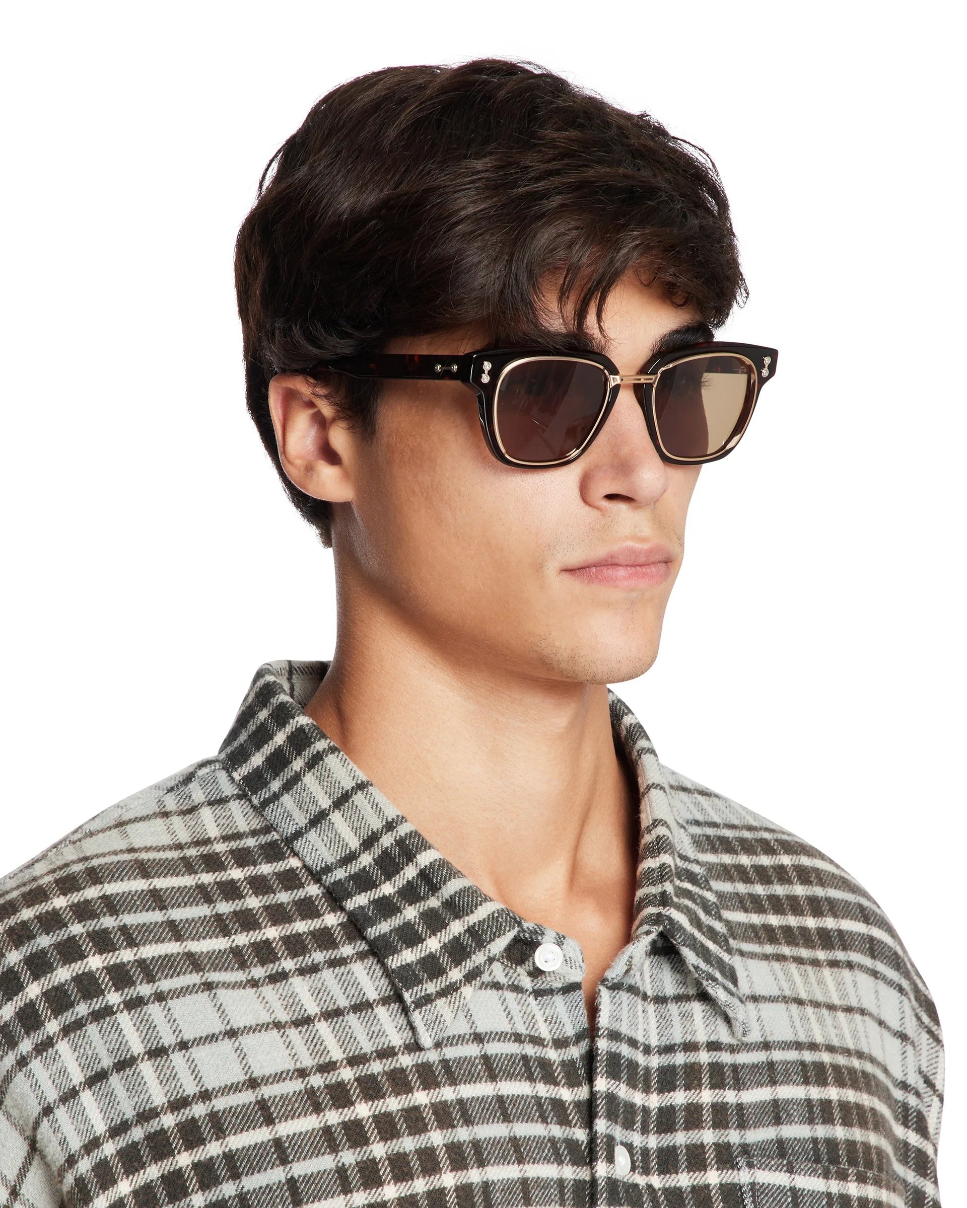 AKONI AKS518B APOLLO TRT GLD 51 SUNGLASSES