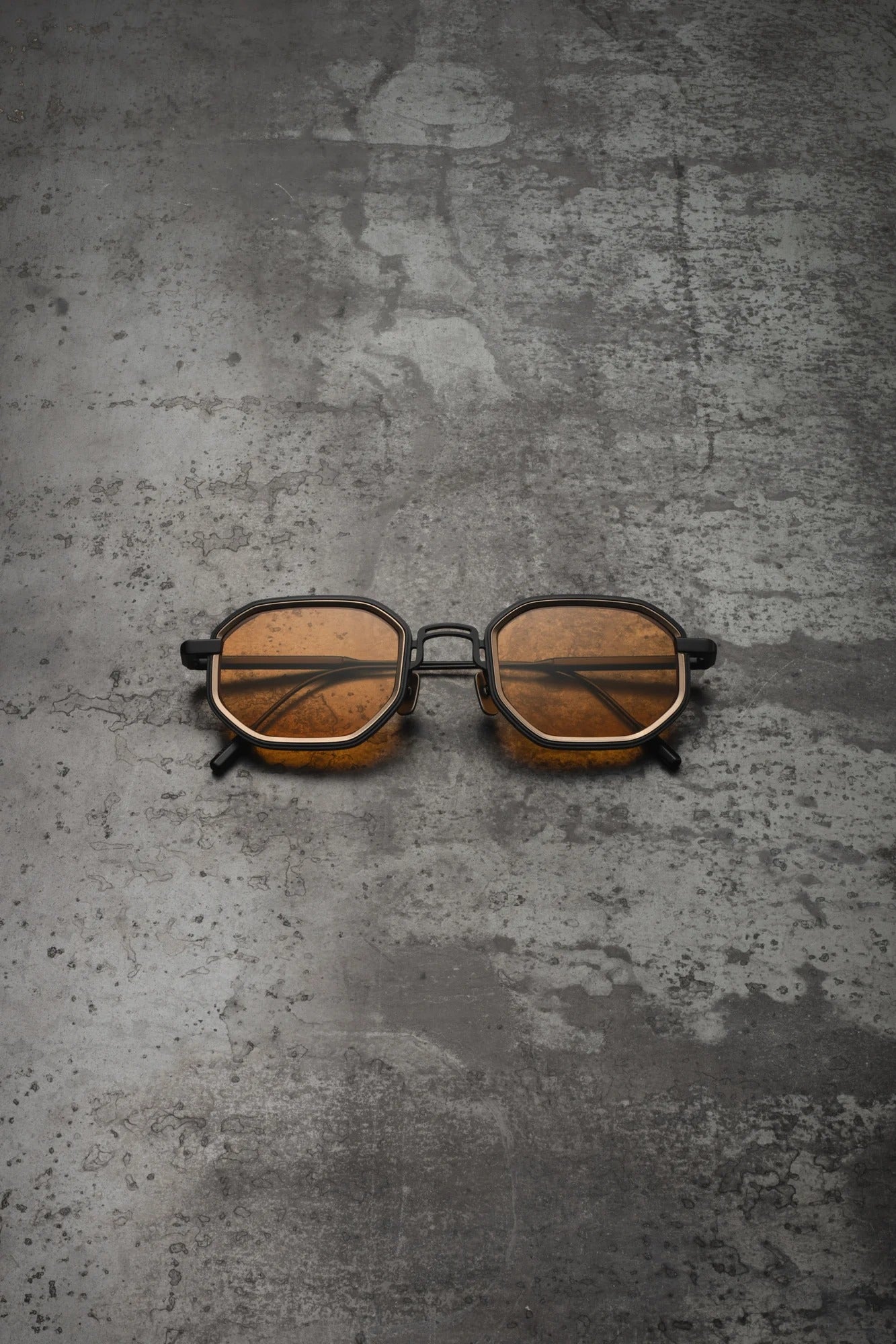 CAPOTE C399 BLK ORANGE 49 SUNGLASSES