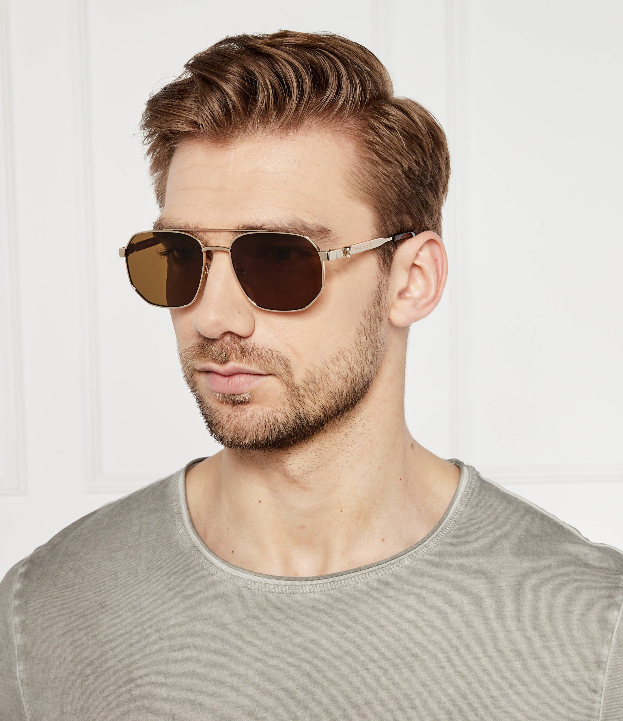 ALEXANDER MCQUEEN AM0458S 002 58 SUNGLASSES