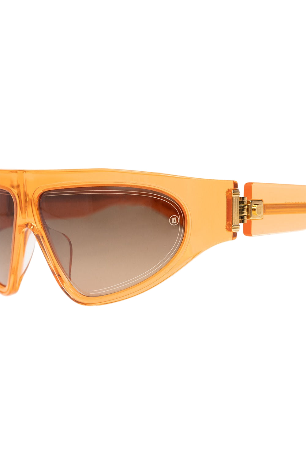 BALMAIN BPS143D B-ESCAPE ORG GLD 62 SUNGLASSES