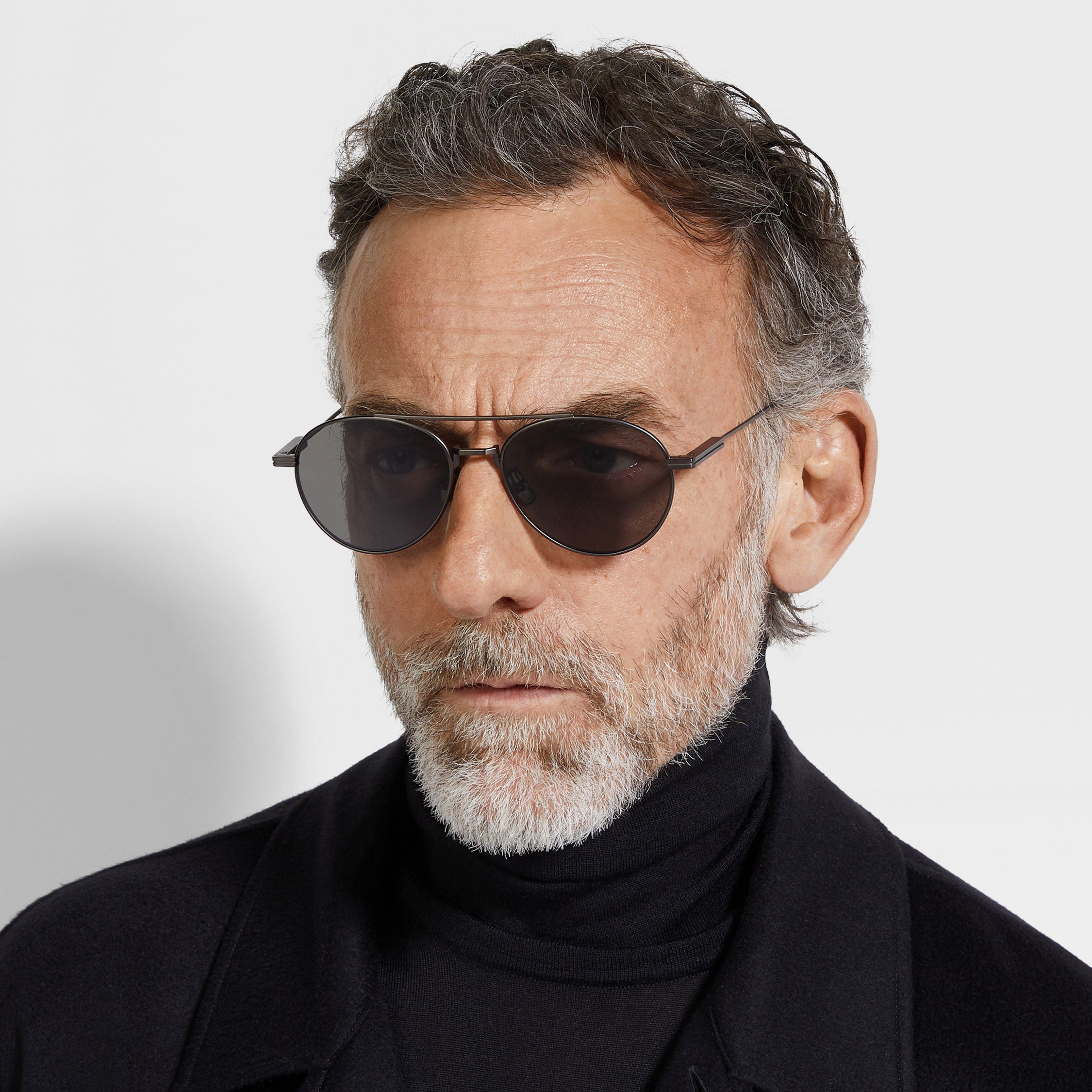 ZEGNA EZ0288 09D 55 SUNGLASSES