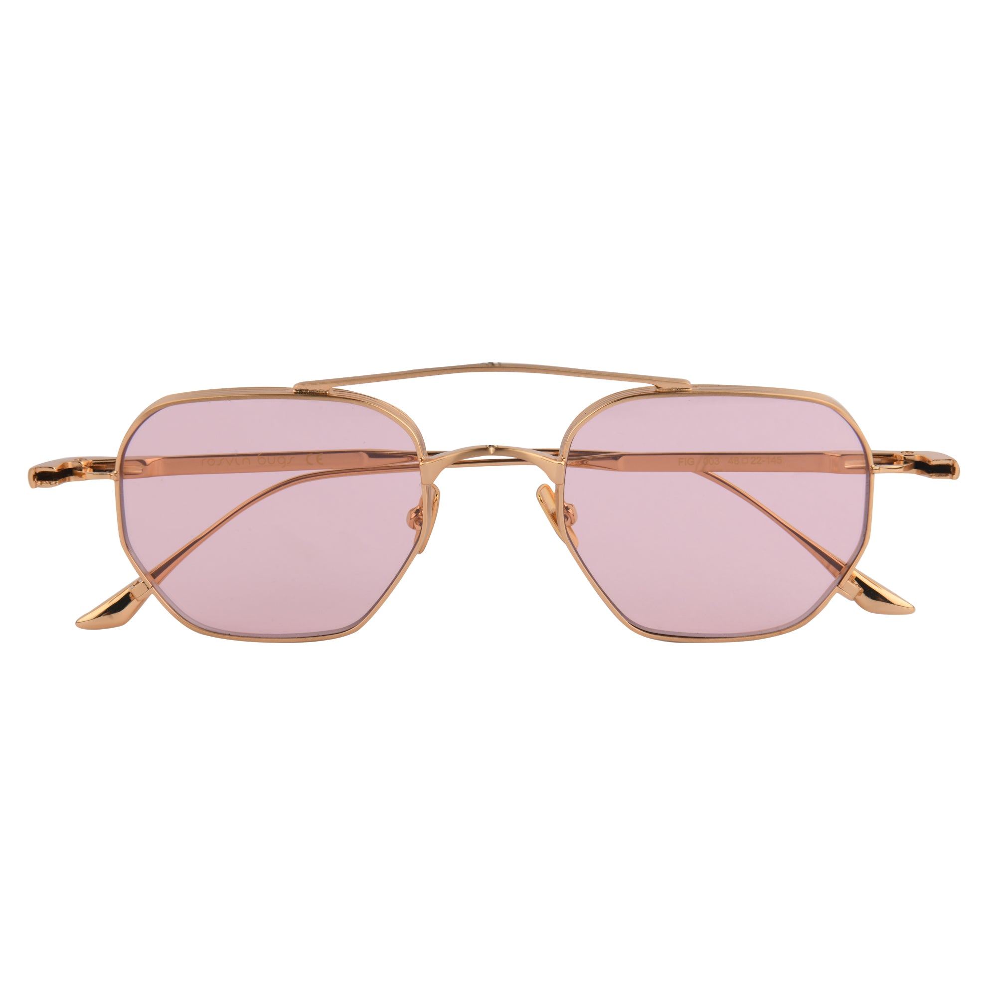 ROSVIN BUGS FIG SUN 003 PINK 48 SUNGLASSES