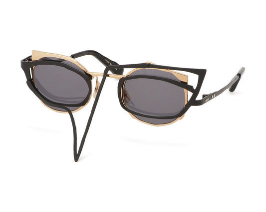 MASAHIRO MARUYAMA MM0044 DOODLE BLK GLD 45 SUNGLASSES