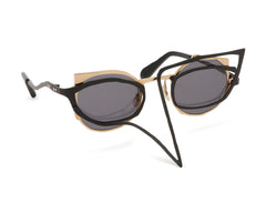 MASAHIRO MARUYAMA MM0044 DOODLE BLK GLD 45 SUNGLASSES