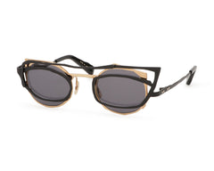 MASAHIRO MARUYAMA MM0044 DOODLE BLK GLD 45 SUNGLASSES