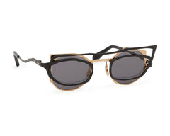 MASAHIRO MARUYAMA MM0044 DOODLE BLK GLD 45 SUNGLASSES