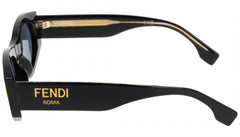 FENDI FE40125I 01V 52 SUNGLASSES