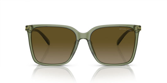 MICHAEL KORS 0MK2197U CANBERRA 394413 Green Gradient Full Rim 56 140 Acetate SUNGLASSES