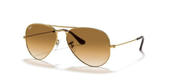 RAYBAN 0RB3025 AVIATOR 001/51 Light Brown Full Rim 62 140 Metal SUNGLASSES