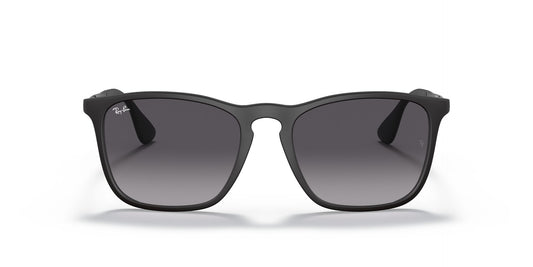 RAYBAN 0RB4187 CHRIS 622/8G Light Grey Gradient Dark Grey Full Rim 54 145 Injected SUNGLASSES