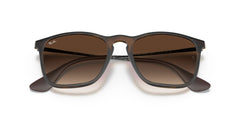 RAYBAN 0RB4187 CHRIS 856/13 Brown Gradient Full Rim 54 145 Injected SUNGLASSES