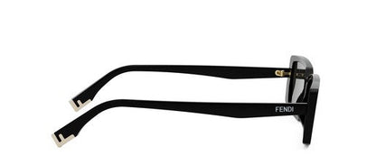 FENDI FE40164I 01A 53 SUNGLASSES