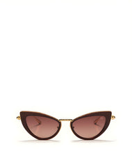 VALENTINO VLS102C GLD RED 50 SUNGLASSES