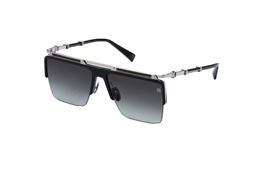 BALMAIN PARIS BPS168C BLK SLV 61 SUNGLASSES