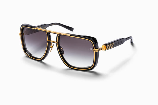 BALMAIN PARIS BPS160A BLK GLD 59 SUNGLASSES