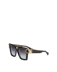 VALENTINO VLS107A BLK GLD 55 SUNGLASSES