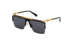 BALMAIN PARIS BPS168A BLK GLD 61 SUNGLASSES