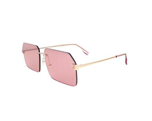 FENDI FE40043U  32U 0008 Rimless 59 145 Metal SUNGLASSES