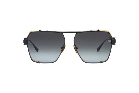 BALMAIN PARIS BPS155D BLK GLD 61 SUNGLASSES