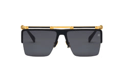 BALMAIN PARIS BPS168A BLK GLD 61 SUNGLASSES