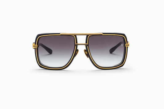 BALMAIN PARIS BPS160A BLK GLD 59 SUNGLASSES