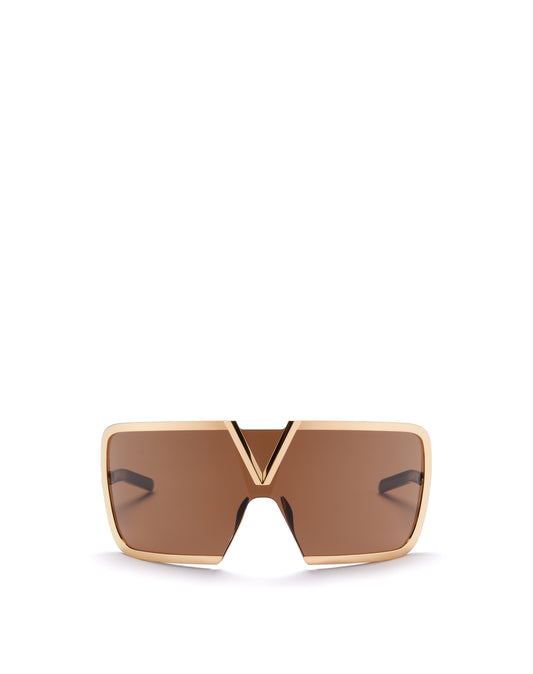 VALENTINO VLS120B GLD BRN 146 SUNGLASSES