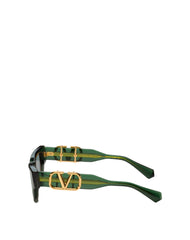 VALENTINO VLS103E GRN GLD 50 SUNGLASSES