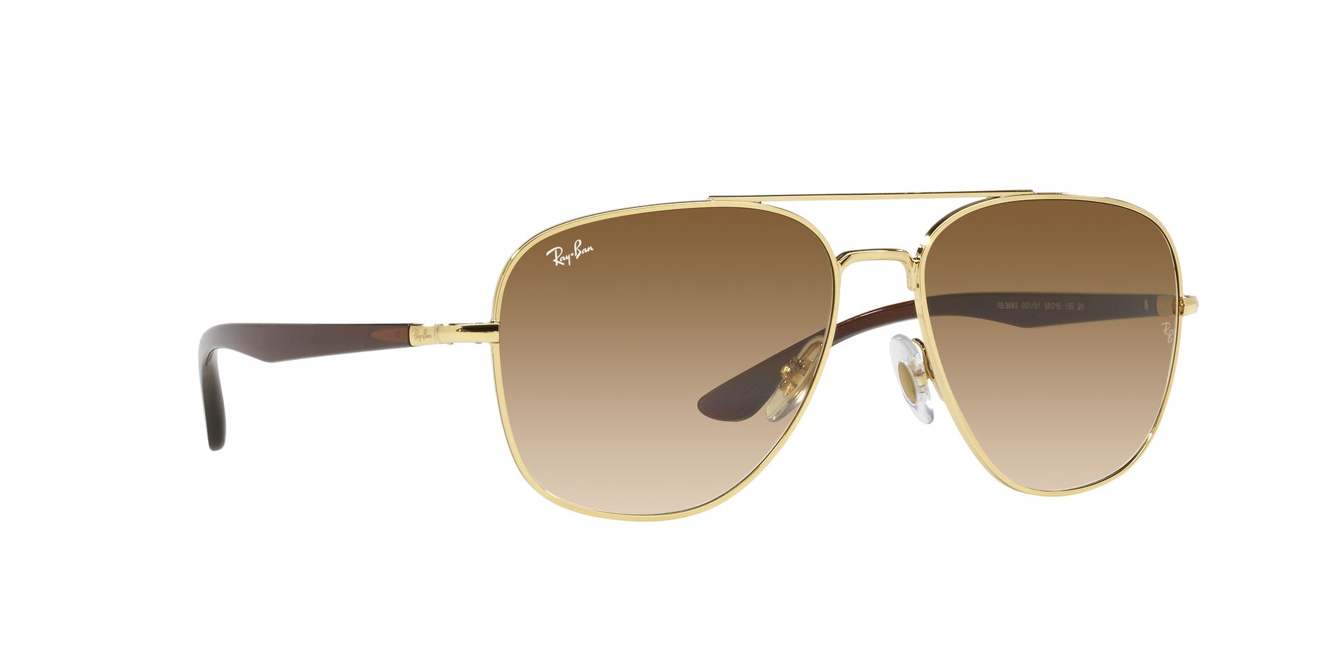 RAYBAN RB3683 001 51 56 SUNGLASSES