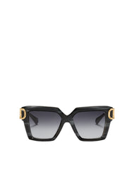 VALENTINO VLS107A BLK GLD 55 SUNGLASSES