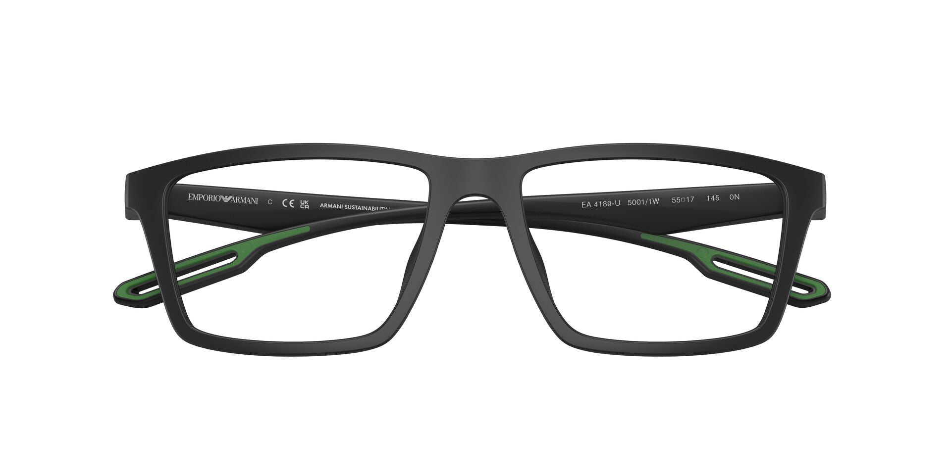 EMPORIO ARMANI EA4189U CLIPON 50011W 55 SUNGLASSES