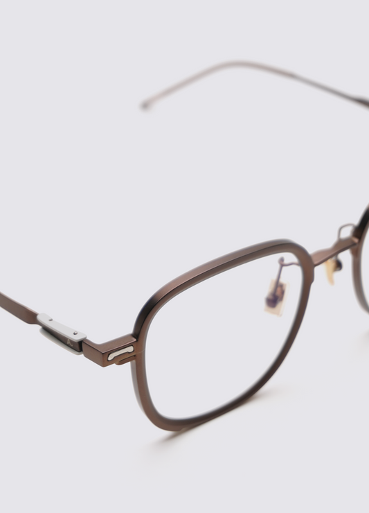 A SOCIETY ARBOR CLIPON BROWN CRYSTAL 50 SUNGLASSES