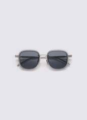 A SOCIETY ARBOR SILVER CRYSTAL 50 SUNGLASSES